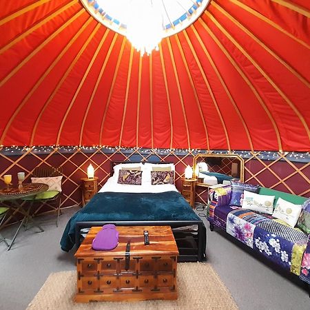 Orchard View Yurt & Hot Tub Somerset Weston-super-Mare Bagian luar foto