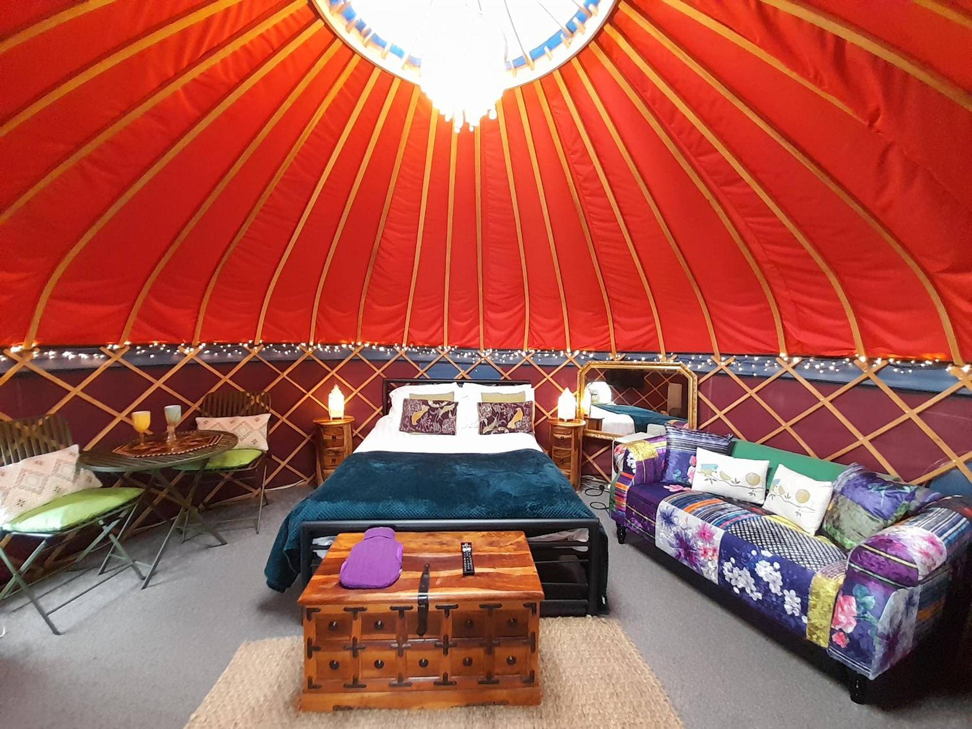 Orchard View Yurt & Hot Tub Somerset Weston-super-Mare Bagian luar foto